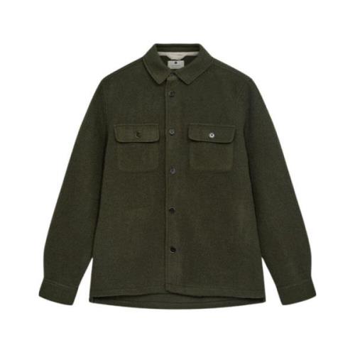 Anerkjendt Grön Boiled Wool Overshirt Style NO: 901696 Green, Herr