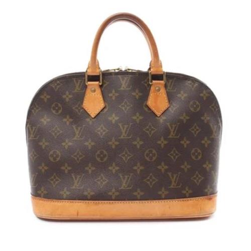 Louis Vuitton Vintage Pre-owned Canvas handvskor Brown, Dam