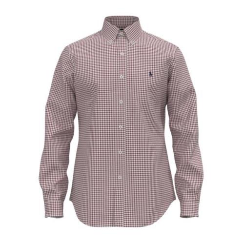 Polo Ralph Lauren Slim Fit Gingham Stretch Poplin Skjorta Multicolor, ...