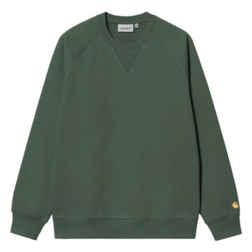 Carhartt Wip Chase Sweat Hoodie Green, Herr