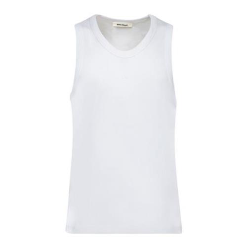 Wales Bonner Elegant Ribbad Tanktop White, Herr