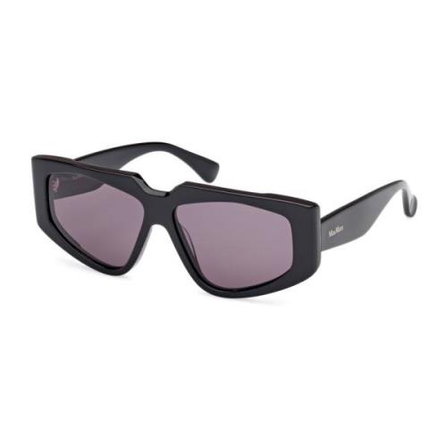 Max Mara Mm0125 01A Sunglasses Black, Dam