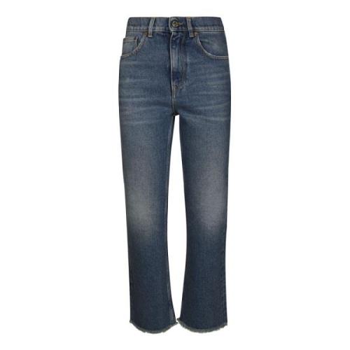 Golden Goose Medium Wash Cropped Jeans Blue, Dam