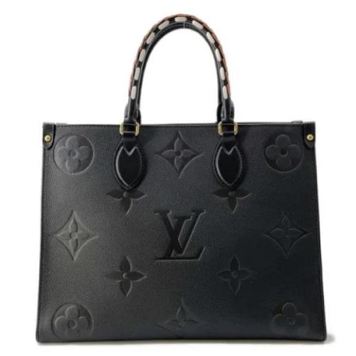 Louis Vuitton Vintage Pre-owned Tyg louis-vuitton-vskor Black, Dam