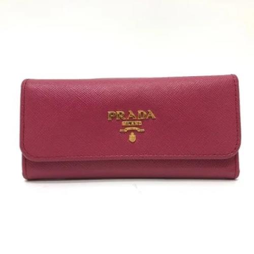 Prada Vintage Pre-owned Tyg nyckelhllare Pink, Dam