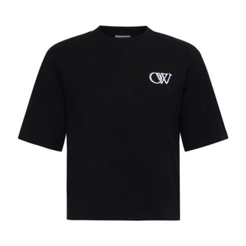 Off White Svarta T-shirts och Polos Black, Dam