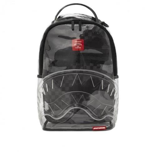 Sprayground Clear Grey Check Ryggsäck Black, Unisex