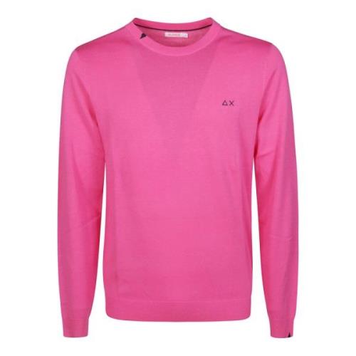 Sun68 Grundläggande Crewneck Tröja Pink, Herr