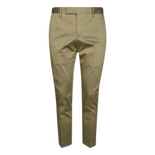 Pt01 Slim-Fit Stretchbyxor för Män Green, Herr