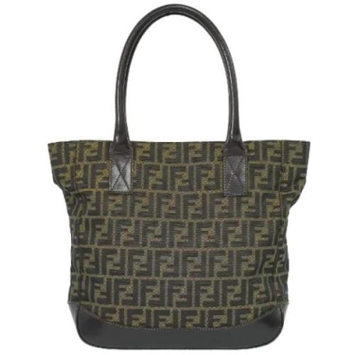 Fendi Vintage Pre-owned Canvas fendi-vskor Brown, Dam