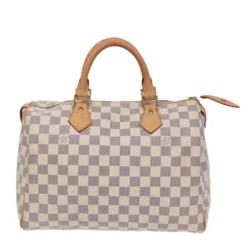 Louis Vuitton Vintage Pre-owned Canvas louis-vuitton-vskor Beige, Dam