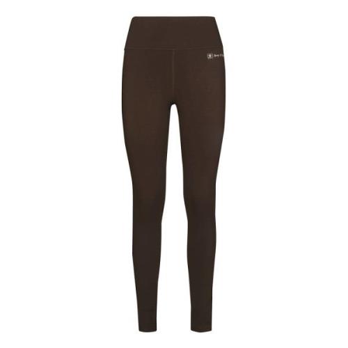 Sporty & Rich Sportiga Leggings Brown, Dam