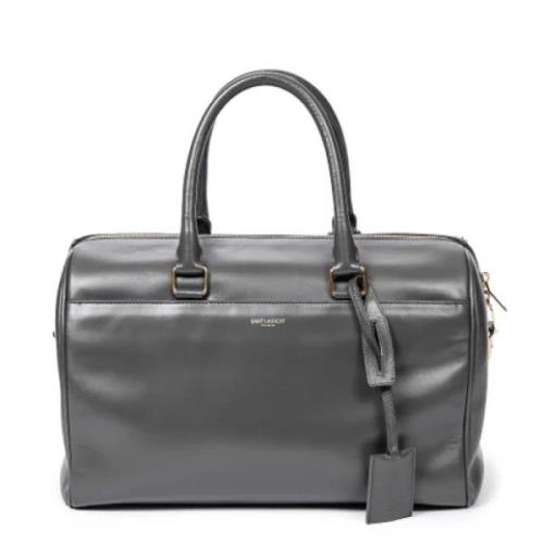 Yves Saint Laurent Vintage Pre-owned Laeder handvskor Gray, Dam