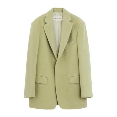 Dries Van Noten Stiliga Kappor för varje tillfälle Green, Herr