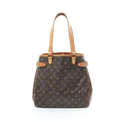 Louis Vuitton Vintage Pre-owned Tyg louis-vuitton-vskor Brown, Dam