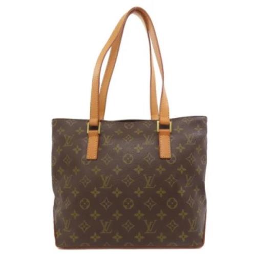 Louis Vuitton Vintage Pre-owned Tyg louis-vuitton-vskor Brown, Dam