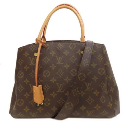 Louis Vuitton Vintage Pre-owned Canvas louis-vuitton-vskor Brown, Dam