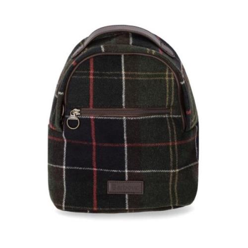 Barbour Klassisk Tartan Ryggsäck Green, Dam