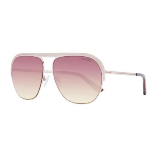 Guess Gradient Aviator Solglasögon med Metallram Pink, Unisex