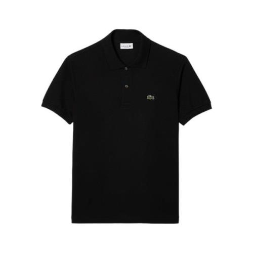 Lacoste Klassisk Polo Svart Bomull Piqué Black, Herr