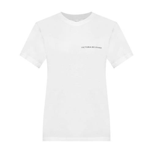 Victoria Beckham Vit T-shirt för kvinnor White, Dam