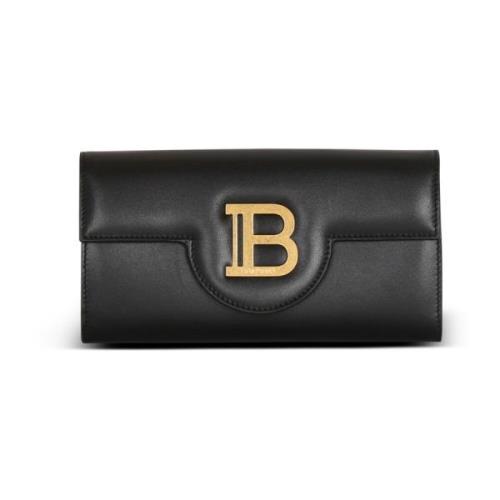 Balmain B-Buzz läder plånbok Black, Dam