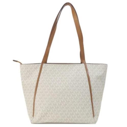 Michael Kors Pre-owned Pre-owned Tyg totevskor White, Dam