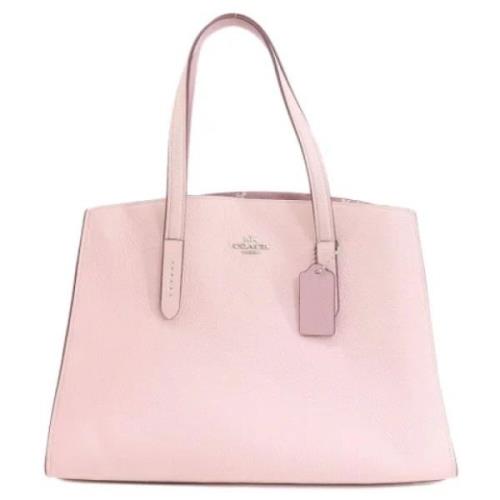 Coach Pre-owned Pre-owned Laeder axelremsvskor Pink, Dam