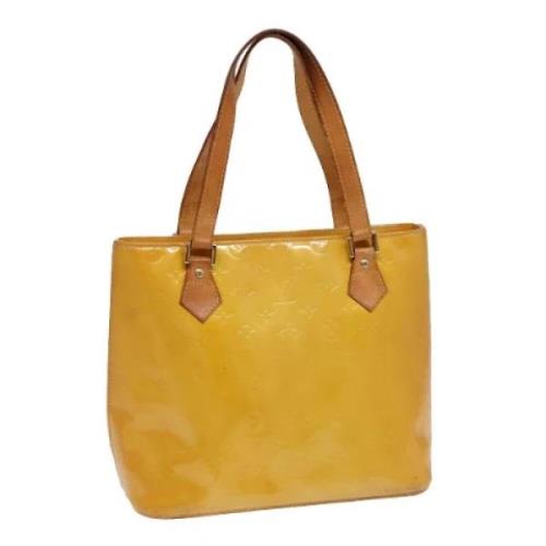 Louis Vuitton Vintage Pre-owned Laeder handvskor Yellow, Dam