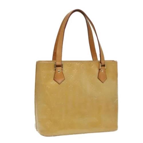 Louis Vuitton Vintage Pre-owned Laeder handvskor Beige, Dam