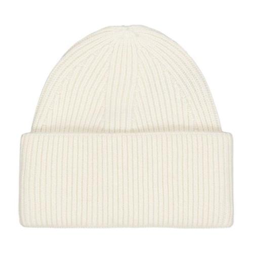 Laneus Ren Kaschmir Beanie Hat Beige, Dam