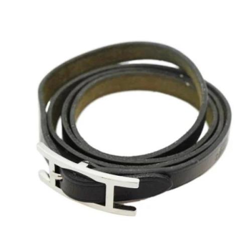 Hermès Vintage Pre-owned Laeder armband Black, Unisex