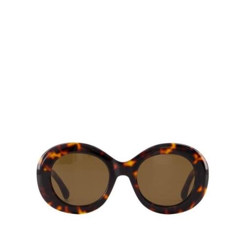 Ami Paris Beige Acetat Solglasögon - Raffinerad Stil Multicolor, Dam