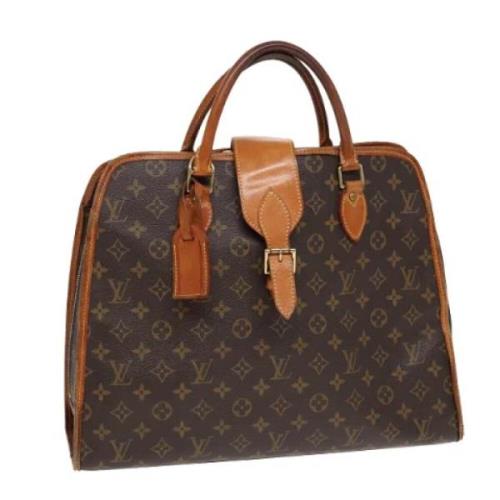 Louis Vuitton Vintage Pre-owned Canvas handvskor Brown, Dam