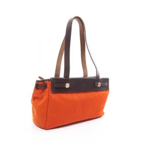 Hermès Vintage Pre-owned Tyg totevskor Orange, Dam