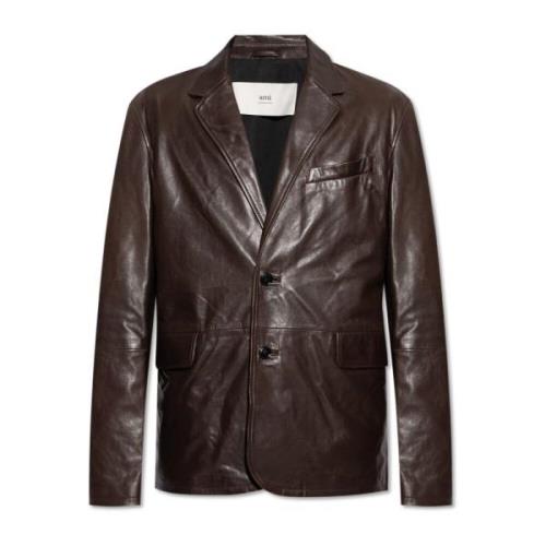 Ami Paris Läderblazer Brown, Herr