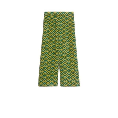 Max Mara Weekend Silke Crepe de Chine Kortbyxor Green, Dam