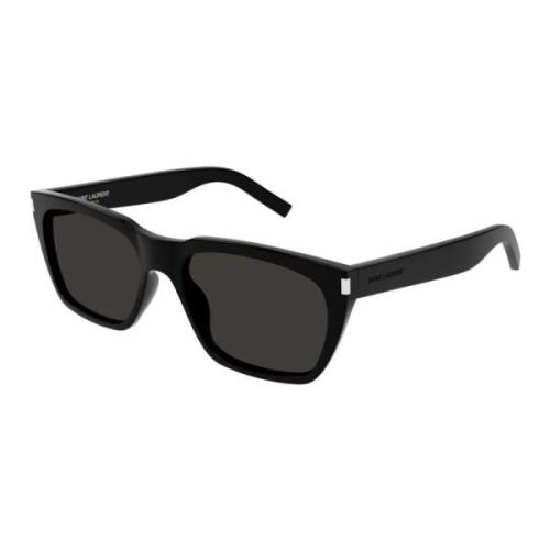 Saint Laurent Elegant Läder Axelväska Black, Unisex