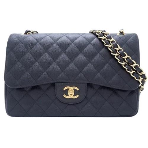 Chanel Vintage Pre-owned Laeder chanel-vskor Blue, Dam