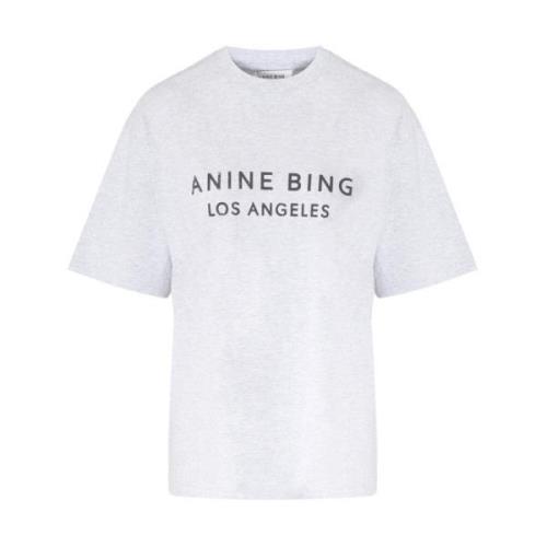 Anine Bing Grå Myers Tee Gray, Dam