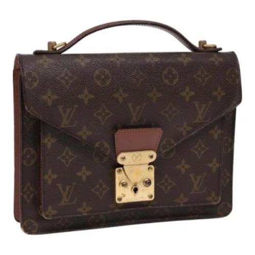 Louis Vuitton Vintage Pre-owned Canvas louis-vuitton-vskor Brown, Dam