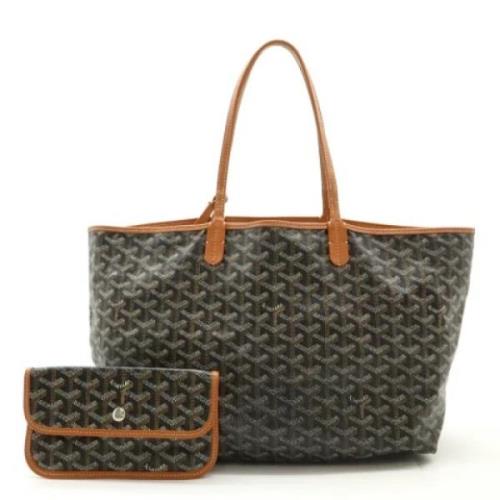 Goyard Vintage Pre-owned Canvas axelremsvskor Black, Dam