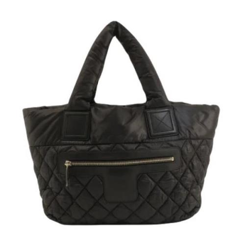 Chanel Vintage Pre-owned Tyg chanel-vskor Black, Dam