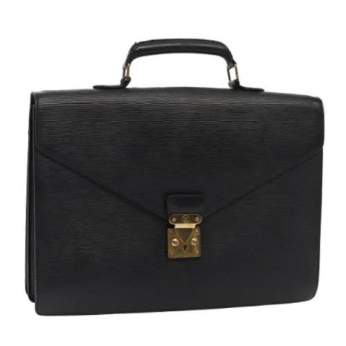 Louis Vuitton Vintage Pre-owned Laeder portfljer Black, Dam