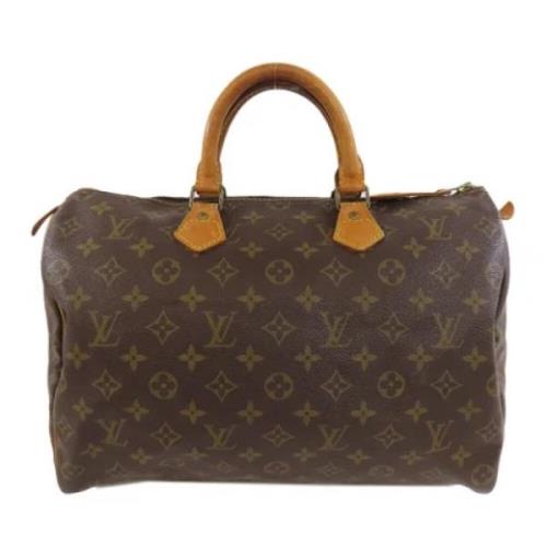 Louis Vuitton Vintage Pre-owned Tyg louis-vuitton-vskor Brown, Dam