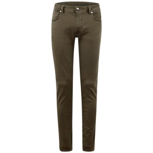 Tramarossa Slim Fit Jeans med 5-ficksmodell Green, Herr