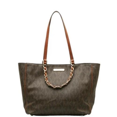 Michael Kors Pre-owned Pre-owned Canvas totevskor Brown, Dam