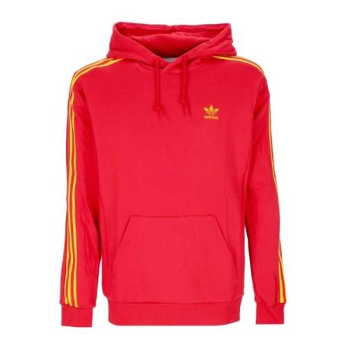 Adidas Nation Hoody Lättvikts Sweatshirt Röd/Guld Red, Herr