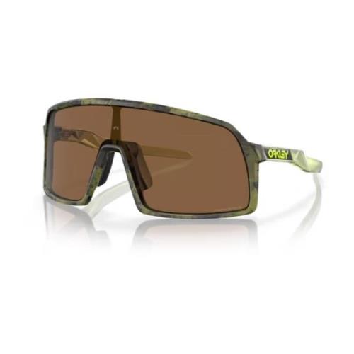 Oakley Sportiga Wraparound Solglasögon Prizm Teknologi Green, Unisex