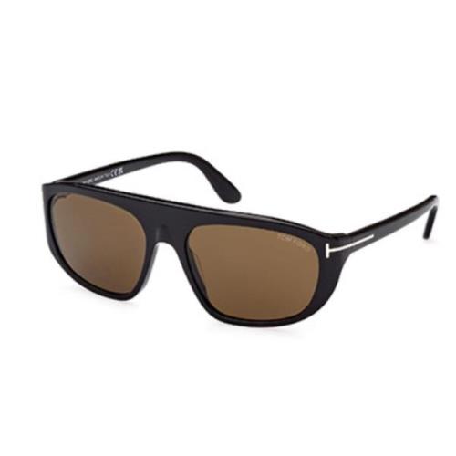 Tom Ford Klassiska svarta solglasögon Black, Unisex